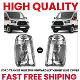 FOR FORD TRANSIT MK8 WING MIRROR INDICATOR LENS COVER LEFT RIGHT SET 2014 ONWA - Show Gadgets